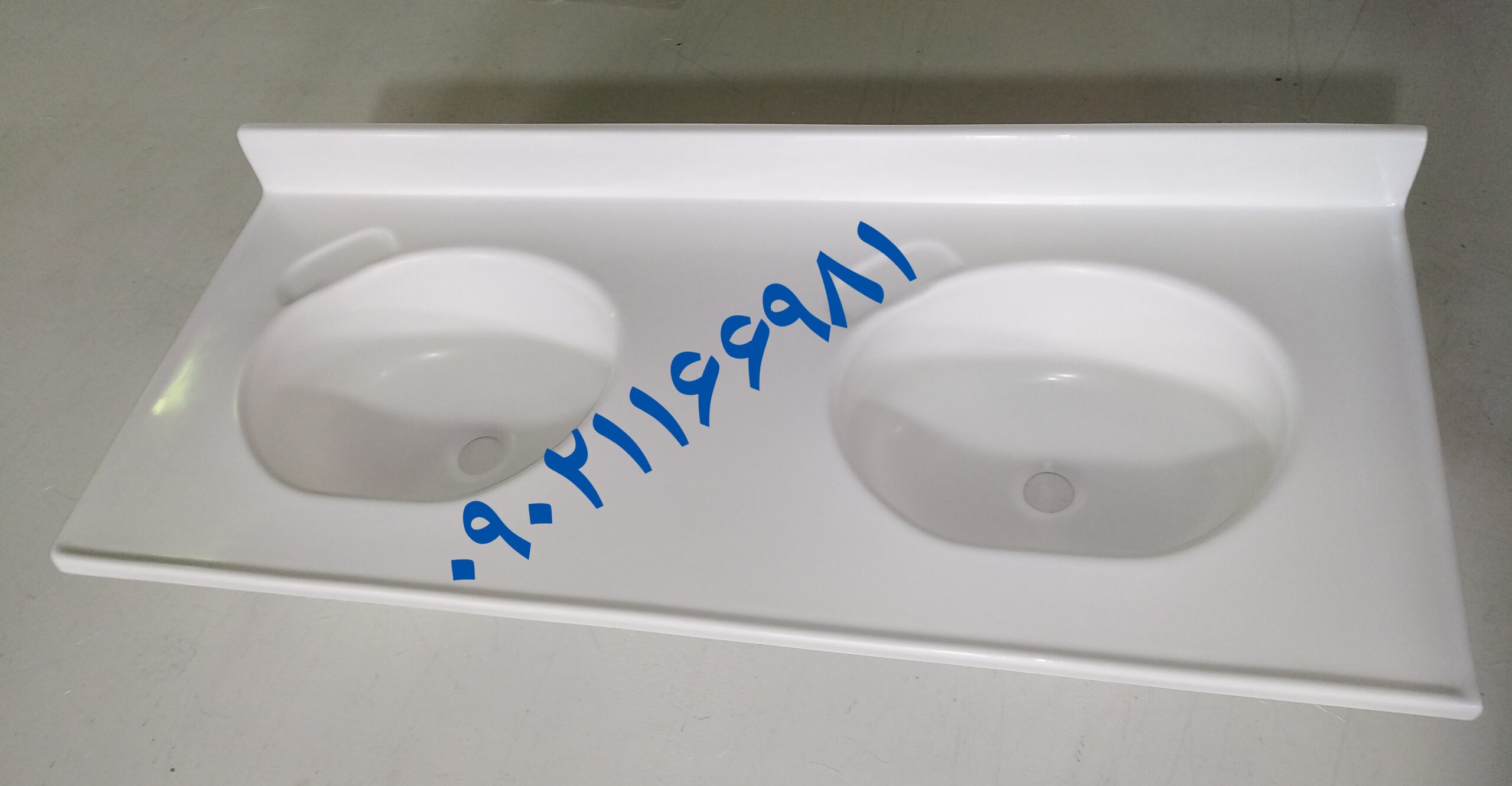 دستشویی فایبرگلاس دو قلو