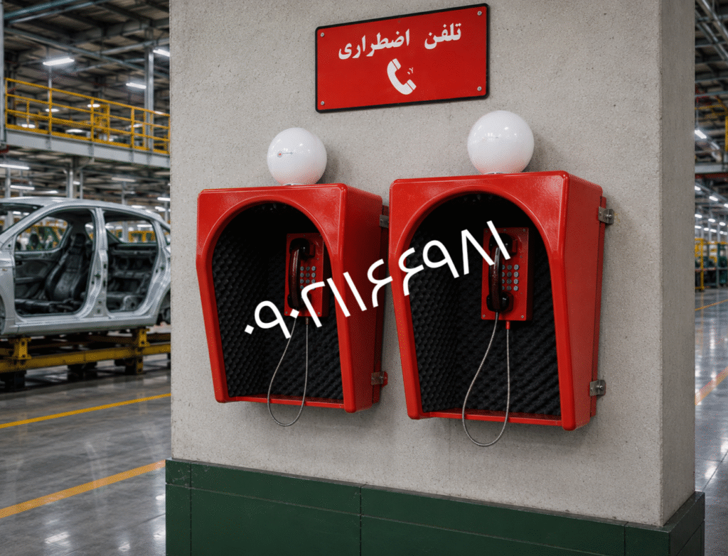 کیوسک اینترکام فایبرگلاس 