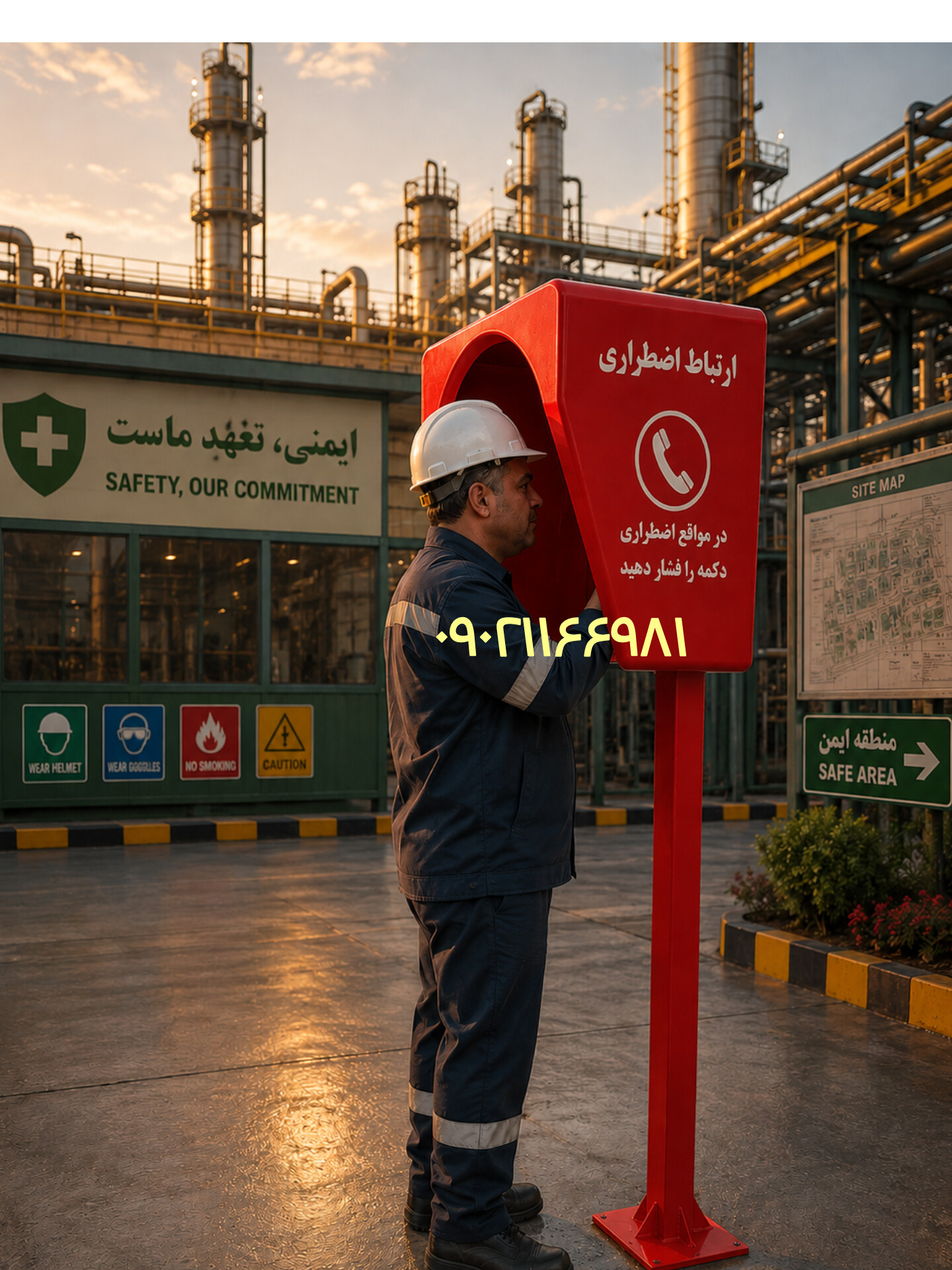 کیوسک تلفن صنعتی